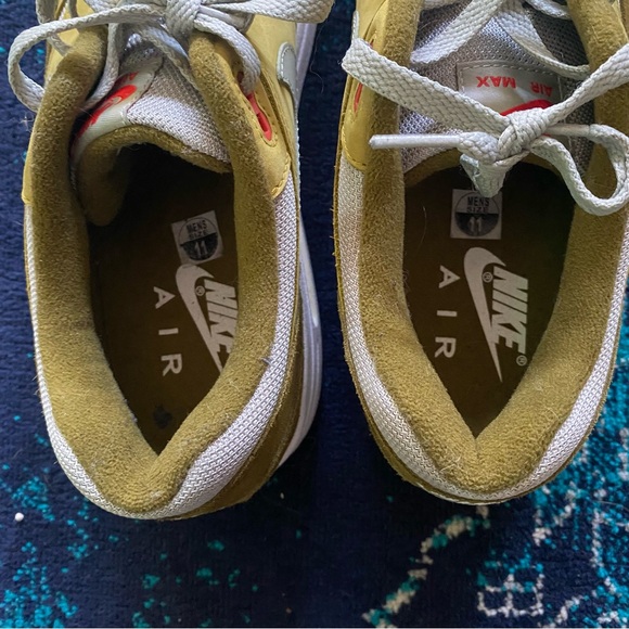 Nike Air Max 1 Premium Retro Olive Green Size 11 - Picture 6 of 8